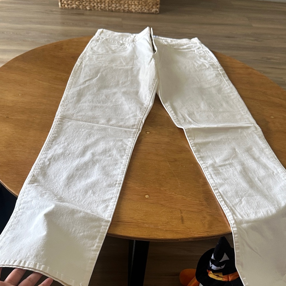 Southern Tide Men's Cream Straight Jeans